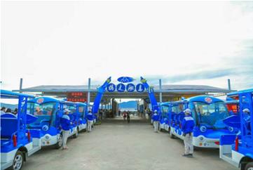 三亞蜈支洲島海豚車(chē)實(shí)景圖